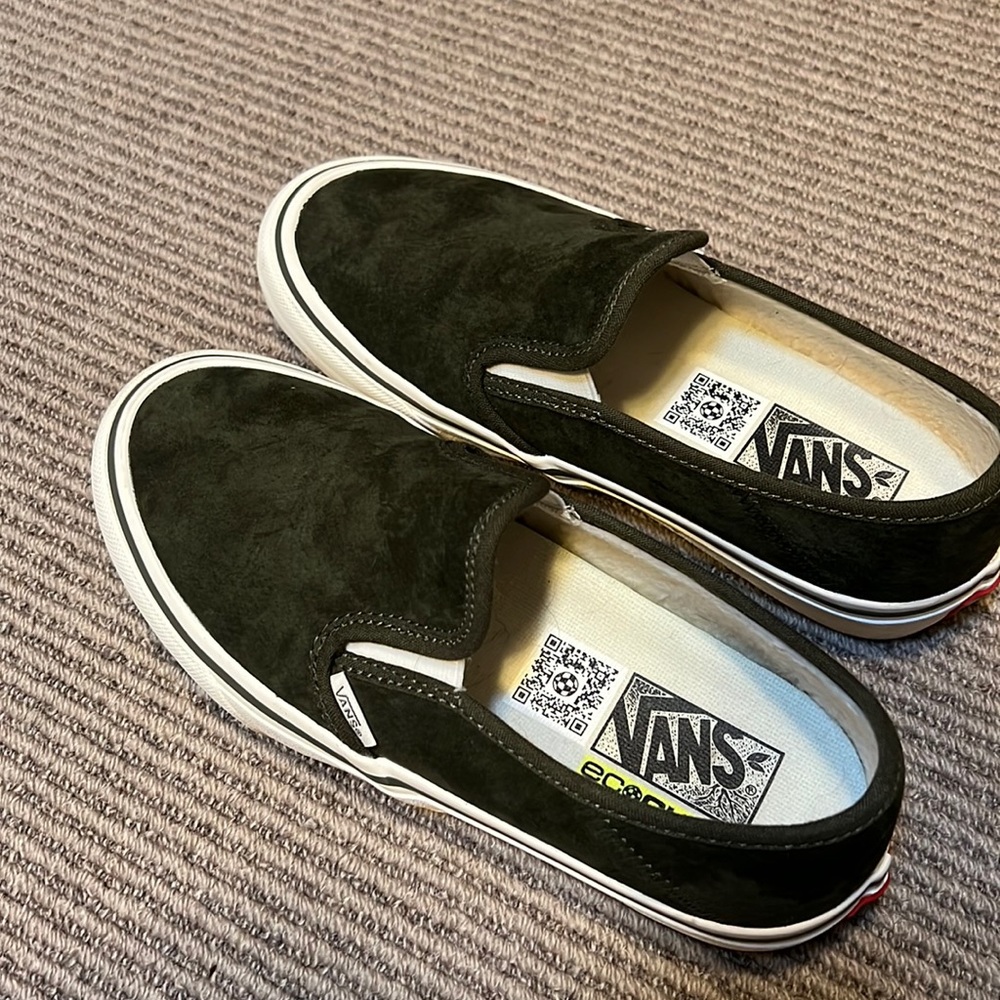 Vans Slip-On Suede Women’s Sneakers in Black